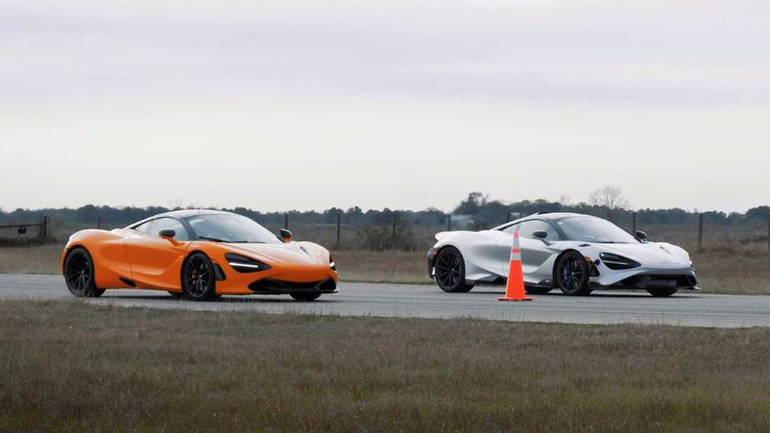 Μάχη μεταξύ McLaren 765LT και 720S